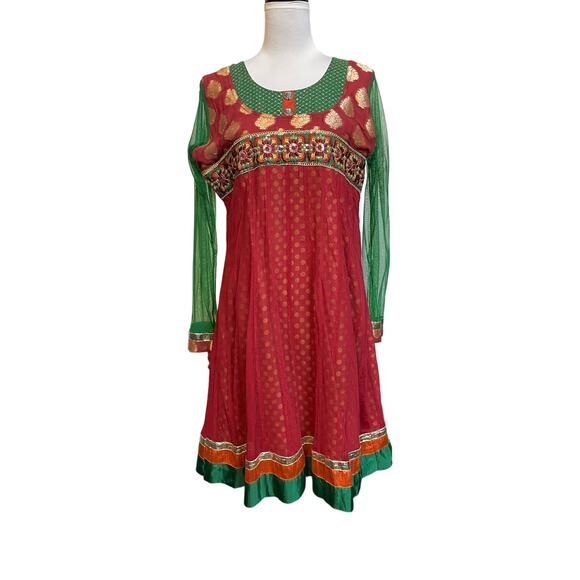 EUC - Neerus Jira Embellished Kurta w/ Dupatta - Picture 3 of 8